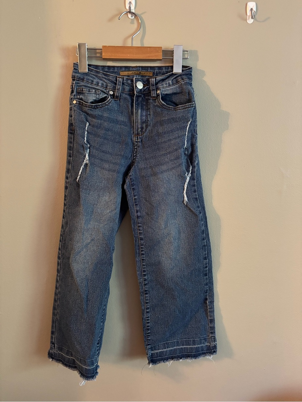 Joe's Jeans Kids Distressed Dark Blue Denim Pants